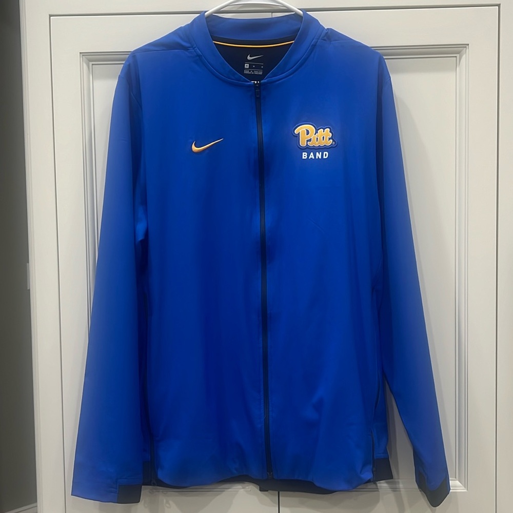 Nike University of Pittsburgh  Pitt Band  Zip-Up Hoodie. Mens medium.